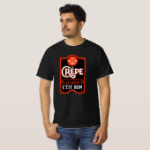 T-shirt Pancakes français (Devant entier)