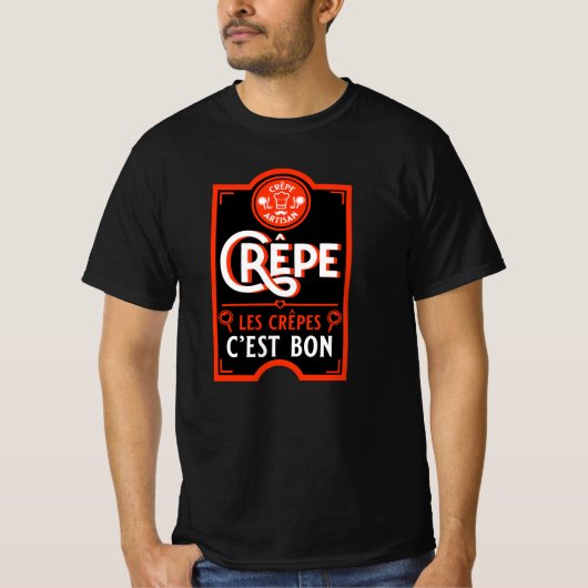 T-shirt Pancakes français (Devant)