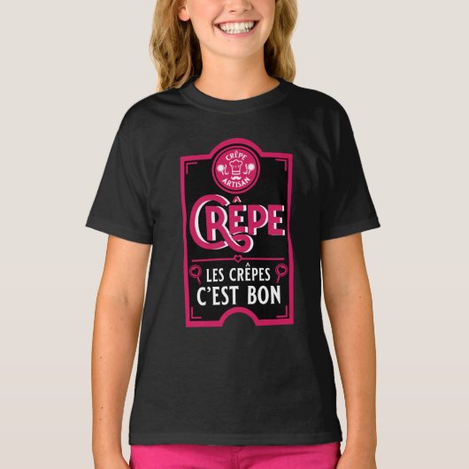 T-shirt Pancakes français (Devant)