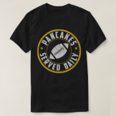 T-shirt Pancakes Offensive Lineman Servi Cadeau Quotidien (Design devant)