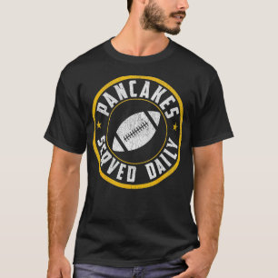 T-shirt Pancakes Offensive Lineman Servi Cadeau Quotidien