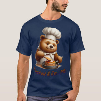T-shirt Pancakes "Stacked & Smiling" du chef de l'ours