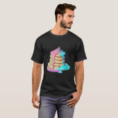 T-shirt Pancakes Vaporwave Retrowave Aesthetic (Devant entier)
