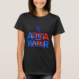 T-shirt Pancarte de guerrier de la perte de cheveux pour s