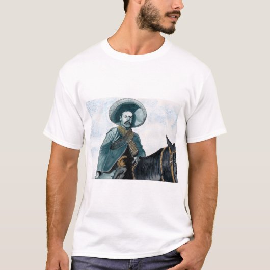 T-shirt Pancho Villa Watercolor (Devant)