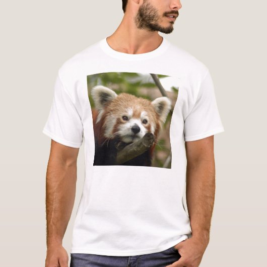 T-shirt Panda-014 rouge (Devant)