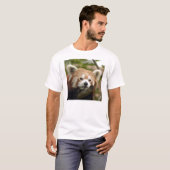 T-shirt Panda-014 rouge (Devant entier)