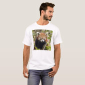 T-shirt Panda-023 rouge (Devant entier)