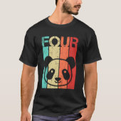 T-shirt Panda 4 Panda 4 (Devant)