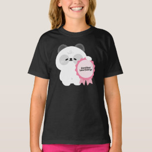 T-shirt Panda à faible énergie certifié