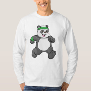 T-shirt Panda à Jogging avec bandeau
