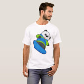 T-shirt Panda a Snowboarder (Devant entier)