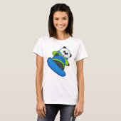 T-shirt Panda a Snowboarder (Devant entier)
