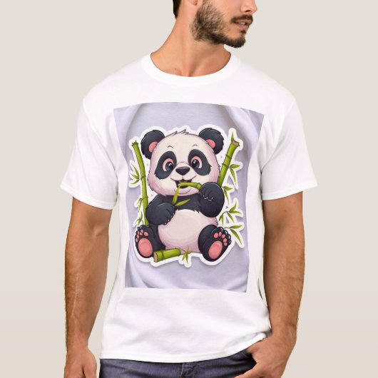 T-Shirt Panda - Adorable Wildlif (Devant)
