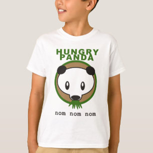 T-shirt panda affamé