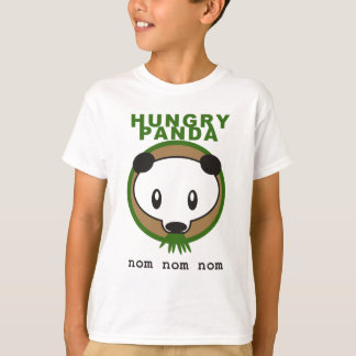T-shirt panda affamé