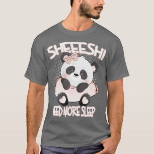 T-shirt Panda amical pour les animaux mignons Besoin de pl