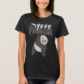 T-shirt Panda Asl Gesture main Sourde Sensibilisation à la (Devant)