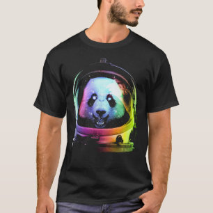 T-shirt Panda astronaute