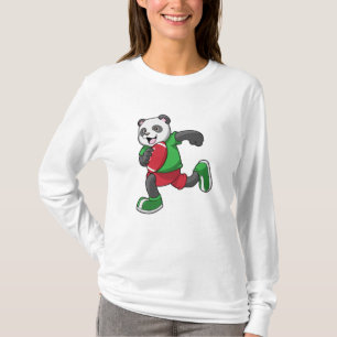 T-shirt Panda au football avec équipement
