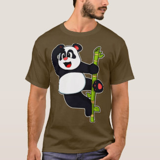 T-shirt Panda avec bambou 1