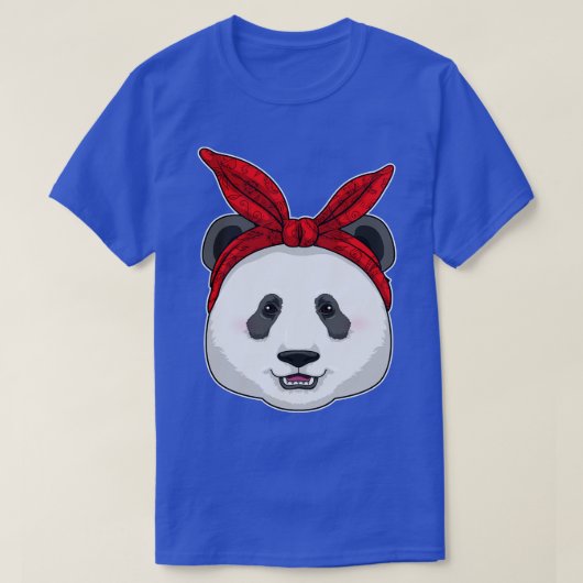 T-shirt Panda avec Bandana (Design devant)