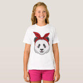T-shirt Panda avec Bandana (Devant entier)