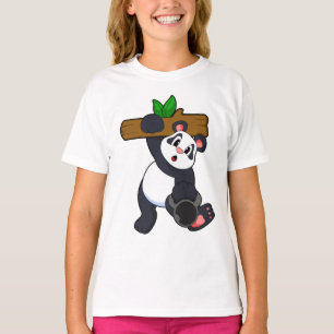 T-shirt Panda avec bois à l'entraînement Force