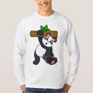 T-shirt Panda avec bois à l'entraînement Force