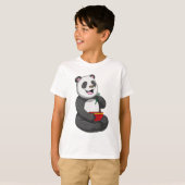 T-shirt Panda avec Bowl Ramen (Devant entier)