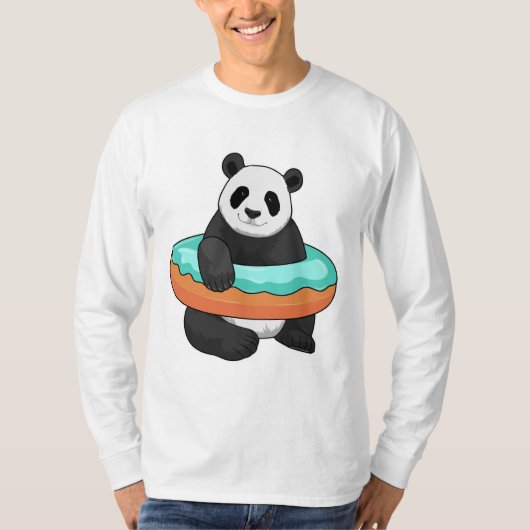 T-shirt Panda avec Donut (Devant)