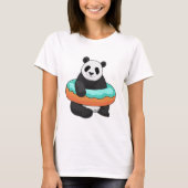 T-shirt Panda avec Donut (Devant)
