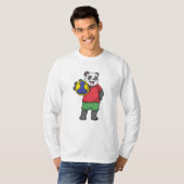 T-shirt Panda avec Handball Sports (Devant entier)