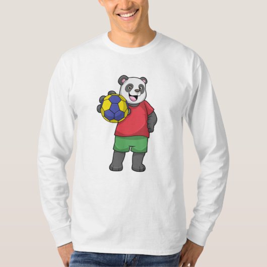 T-shirt Panda avec Handball Sports (Devant)