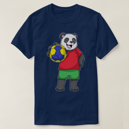 T-shirt Panda avec Handball Sports (Design devant)