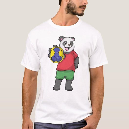 T-shirt Panda avec Handball Sports (Devant)