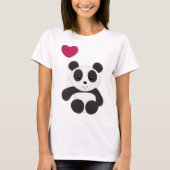 T-shirt Panda avec le ballon (Devant)