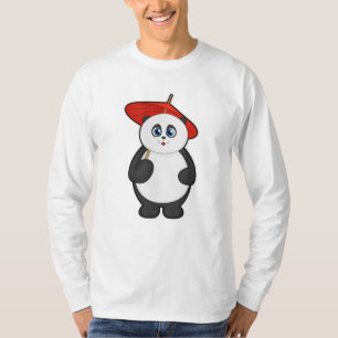 T-shirt Panda avec parapluie
