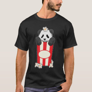 T-shirt Panda avec Popcorn