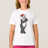 T-shirt Panda avec ruban (Devant)