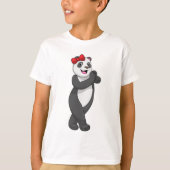 T-shirt Panda avec ruban (Devant)