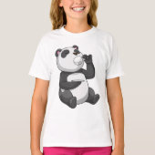 T-shirt Panda avec Tea Cup (Devant)