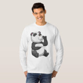 T-shirt Panda avec Tea Cup (Devant entier)
