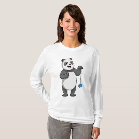 T-shirt Panda avec Yo-yo (Devant entier)