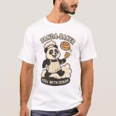 T-shirt Panda Baker - Drôle Panda Design Chef Panda (Devant)