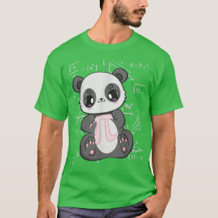T-shirt Panda Bear 3 Pi Day
