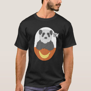 T-shirt Panda Bear Banana No Asia China Cute Panda