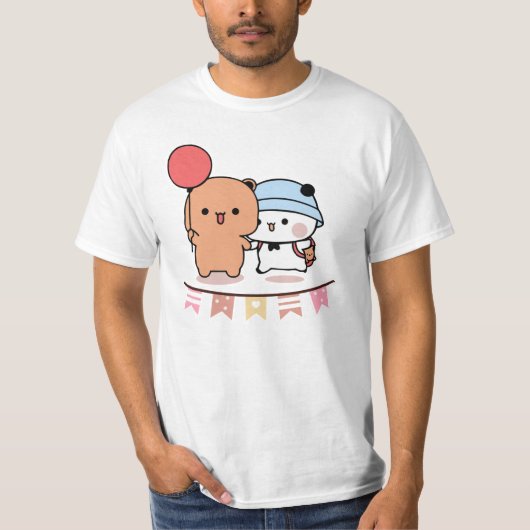 T-shirt PANDA BEAR, bubu et dudu câlin (Devant)