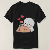 T-shirt Panda Bear Hug Bubu Dudu Valentines Day's Fun Idea (Design devant)