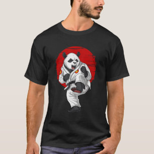 T-shirt Panda Bear Karate Kickboxing Kung Fu Taekwondo Mia